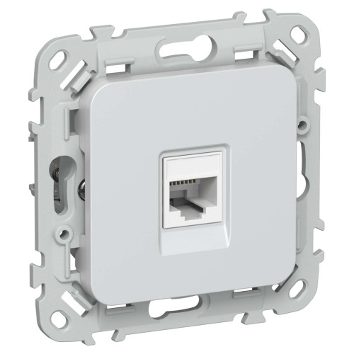 FLITE Розетка компьютерная RJ45 категория 6 UTP РК6-1-0-ФлЖ жемчуг IEK