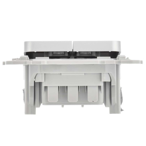 FLITE Выключатель 2-клавишный 10А ВС12-1-0-ФлА алюминий IEK FLITE Выключатель 2-клавишный 10А ВС12-1-0-ФлА алюминий IEK