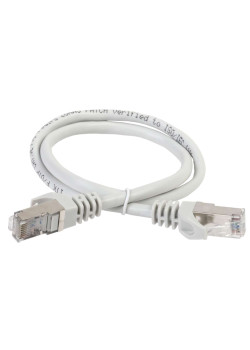 ITK Коммутационный шнур (патч-корд) кат.6 FTP 3м серый