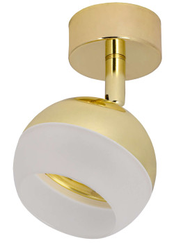 Светильник 4011 накладной настено-потолочный под лампу GX53 золото IEK