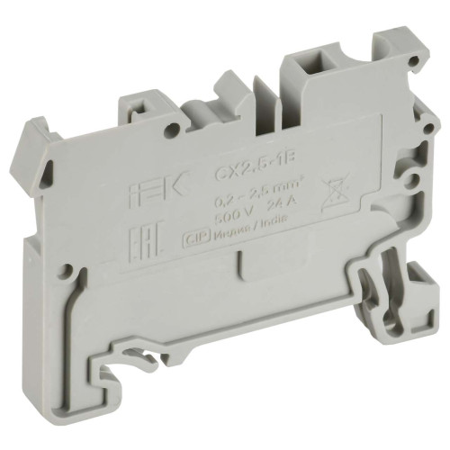 ARMAFIX Клемма пружинная CX2.5-1B 2,5мм2 разъемная (1 зажим 1 разъем) серая IEK ARMAFIX Клемма пружинная CX2.5-1B 2,5мм2 разъемная (1 зажим 1 разъем) серая IEK