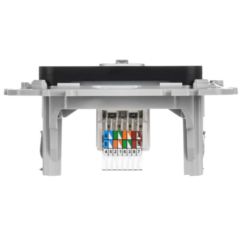 FLITE Розетка компьютерная RJ45 категория 5Е UTP РК5е-1-0-ФлЧ черный IEK