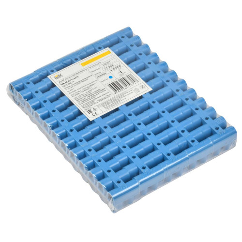 Зажим контактный винтовой ЗВИ-60 н/г 6,0-16мм2 12пар синий IEK