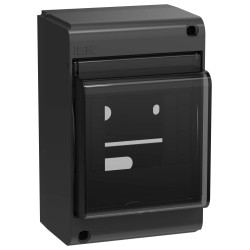 UNION Mini Корпус пластиковый КМПн-4 IP30 черный IEK