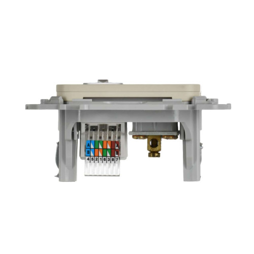 FLITE Розетка 2-местная RJ45/TV категория 5Е UTP РКТВ5е-2-0-ФлСл сливочный IEK