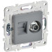 SKANDY Розетка двойная TV+RJ45 кат.6 SK-A15Gr серый IEK