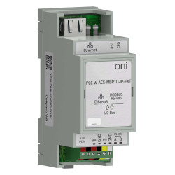ПЛК W. Преобразователь интерфейсов Modbus RTU в Ethernet подключение модулей ONI