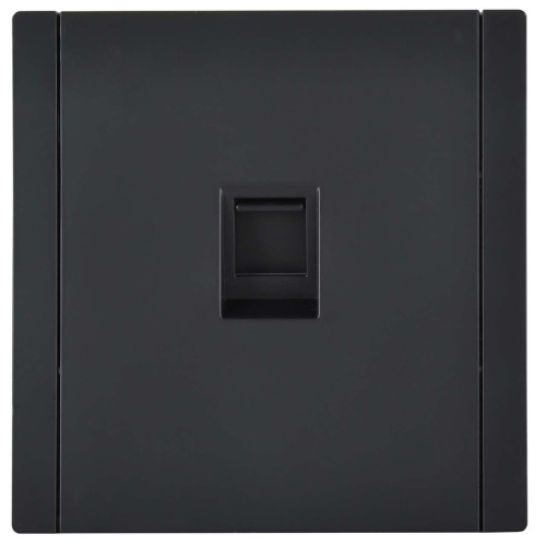 FORTE&PIANO Розетка компьютерная RJ45 кат.6 FP131 черный IEK