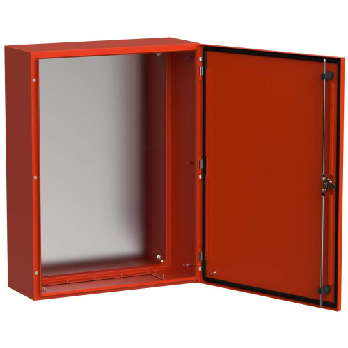 TITAN 5 Корпус металлический ЩМП-80.60.30 УХЛ1 IP66 RAL3020 красный IEK