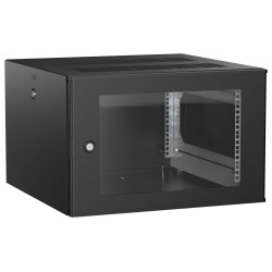 ITK UNITBOX W Шкаф настенный 6U 600х600мм дверь стеклянная черный