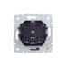 BRITE Розетка 1-местная с заземлением с защитными шторками и крышкой 16А IP20 РСбш10-3-БрШ шампань IEK