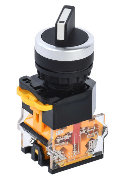 Переключатель D8-11X2 на 2 положения 1NO+1NC черный IEK