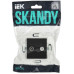 SKANDY Розетка двойная TV+SAT SK-A13Bl черный IEK