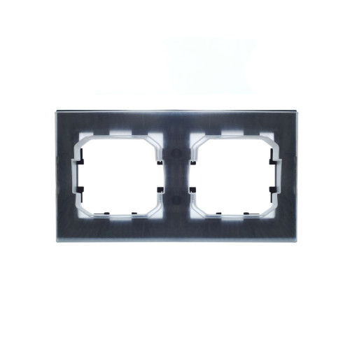 BRITE Рамка 2-местная IP44 РУ-2-БрМ-44 маренго IEK