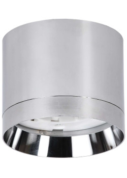 Светильник 4015 накладной потолочный под лампу GX53 хром IEK
