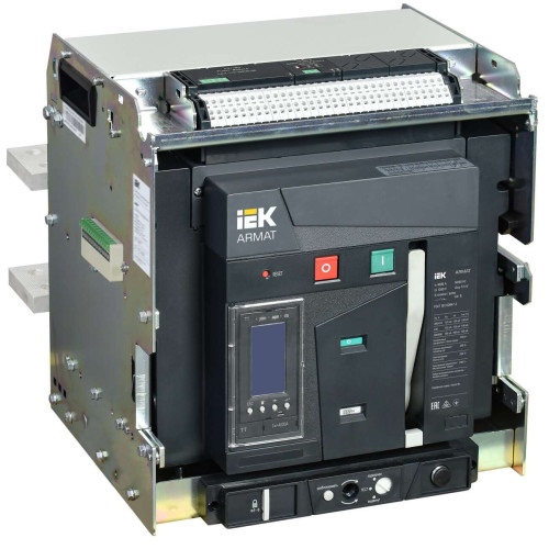 ARMAT AR-A4V TT40 3P W HR Выключатель автоматический воздушный 125кА расцепитель TT 4000А 3P выдвижной с аксессуарами ~220-240В: реле отключения, реле включения, моторный привод IEK