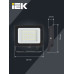 Прожектор СДО 06-30 светодиодный черный IP65 4000 K IEK