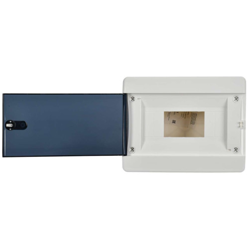 UNION Compact Корпус пластиковый ЩРН-П-8 IP41 черная прозрачная дверь IEK