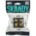 SKANDY Аудиорозетка 4-местная SK-A01G графит IEK