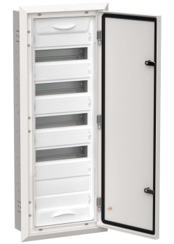 TITAN 5 Корпус металлический ЩРв-60 (1х60) 880х365х130мм IP31 белый (одна дверь) IEK