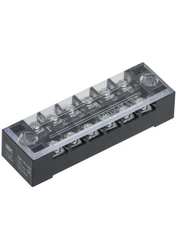 Блок зажимов наборный БЗН ТВ-1506 1,5мм2 15А 6 пар IEK