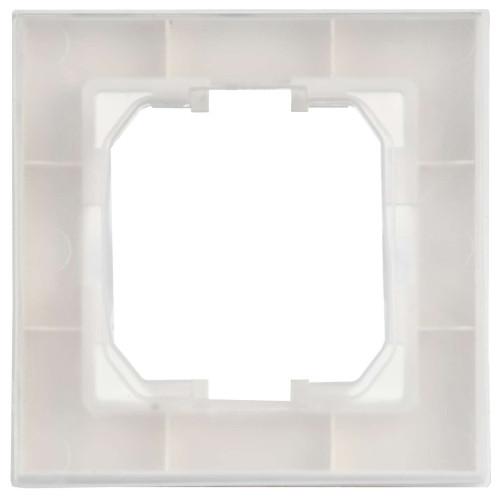 BRITE Рамка 1-местная IP44 РУ-1-БрАБ-44 арктический белый IEK