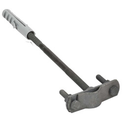 Держатель молниеприемника D=16-20мм L=100мм оцинкованная сталь TD IEK