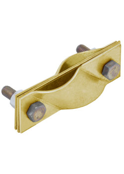 Зажим заземления диагональный стержень-стержень латунь IEK