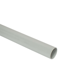 Труба гладкая жесткая ПВХ d=25мм серая 3м (60м/компл) IEK