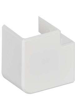 METRA MINI Поворот на 90град 16х16мм белый