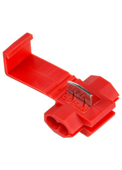 Зажим-ответвитель ЗПО-1 0,5-1,5мм2 красный (100шт) IEK