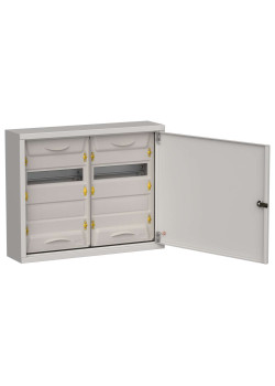TITAN 5 Корпус металлический ЩРн-48 (2х24) 460х570х140мм IP31 серый (одна дверь) IEK