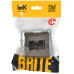 BRITE Розетка компьютерная двойная RJ45 кат.6 РК11-2-БрТБ темная бронза IEK
