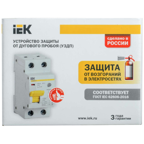 Устройство защиты от дугового пробоя УЗДП63-1 32А IEK