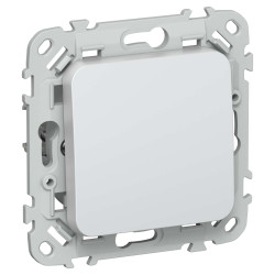 FLITE Выключатель 1-клавишный кнопочный 10А ВС11-2-0-ФлЖ жемчуг IEK