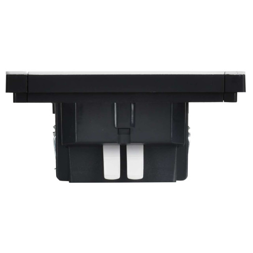 FORTE&PIANO Выключатель 1-клавишный проходной 10А FP803M металл серый сланец IEK