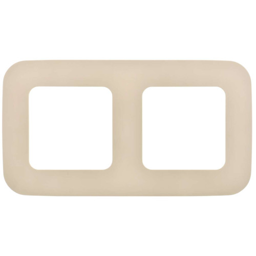 FLITE Рамка 2-местная РУ-2-А-ФлСл сливочный IEK FLITE Рамка 2-местная РУ-2-А-ФлСл сливочный IEK