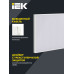 PRO Панель светодиодная ДВО 1041 60Вт 3000К IP40 1195х595мм опал IEK