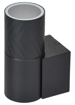 Светильник уличный 5107 настенный под лампу GU10 IP65 черный IEK