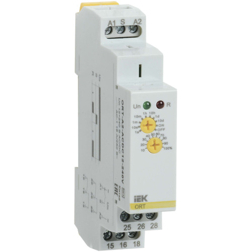 Реле задержки включения ORT 2 контакта 12-240В AC/DC IEK