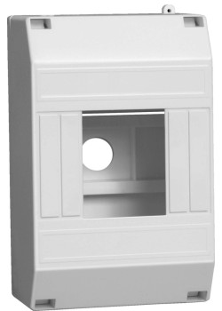 KREPTA 3 Корпус пластиковый КМПн 1/4 IP20 белый IEK