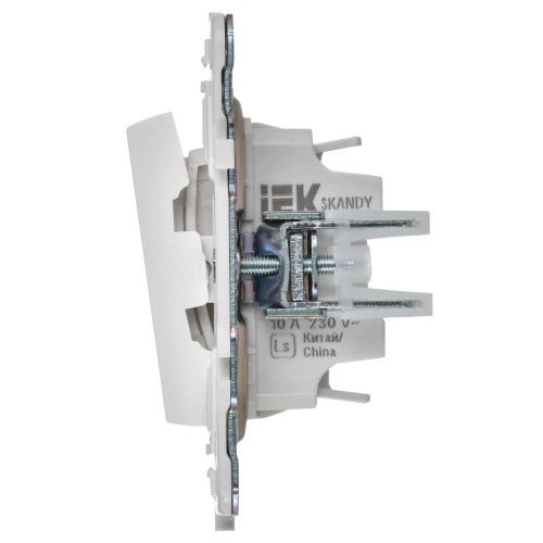 SKANDY Выключатель жалюзи 10А SK-V12W арктический белый IEK SKANDY Выключатель жалюзи 10А SK-V12W арктический белый IEK