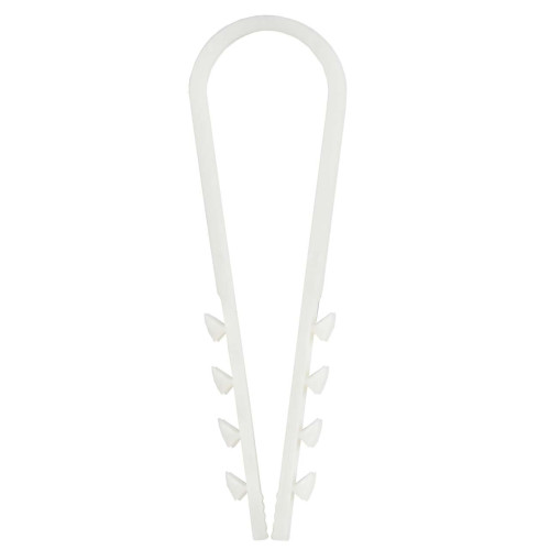 Дюбель-хомут 5-10мм для круглого кабеля нейлон черный (100шт/упак) GENERICA