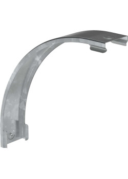 Крышка поворота плавного 90град вертикального внешнего (тип В20) ESCA 50мм HDZ IEK