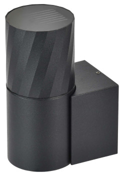 Светильник уличный 5220 настенный под лампу GU10 IP65 черный IEK