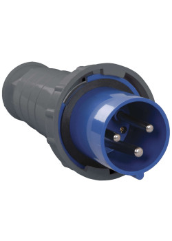 Вилка переносная ССИ-033 2P+PE 63А 200-250В IP54 IEK