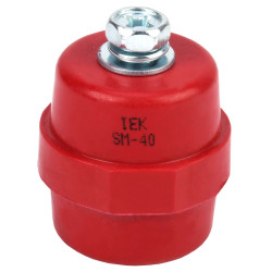 Изолятор SM40 (М8) силовой с болтом IEK