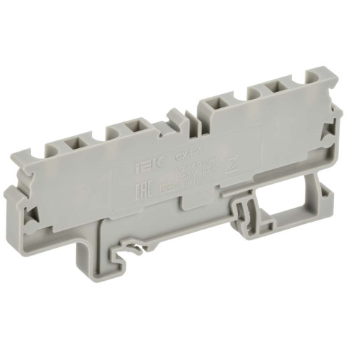 ARMAFIX Клемма пружинная CX4-4 4мм2 четырехконтактная серая IEK ARMAFIX Клемма пружинная CX4-4 4мм2 четырехконтактная серая IEK