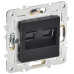 SKANDY Розетка компьютерная двойная RJ45 кат.5E SK-K03Bl черный IEK