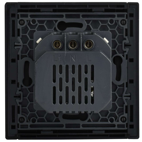 FORTE&PIANO Выключатель карточный 30А FP843M металл серый сланец IEK